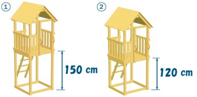 1. 'KIOSK' (entry - level) with Slide, Sandpit & 1x Entry - Millie & Jones