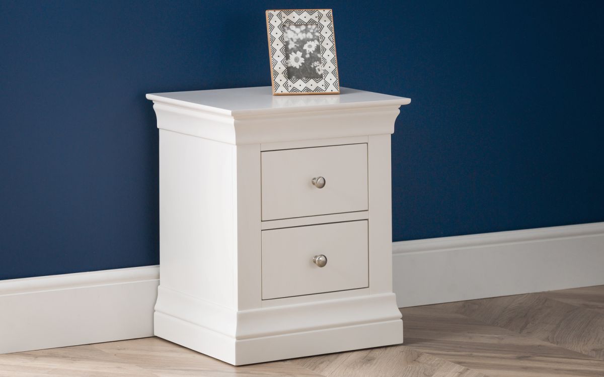 Clermont 2 Drawer Bedside Table