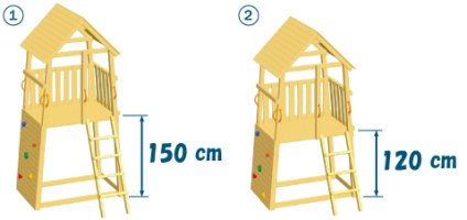 2. 'BELVEDERE' (2x Entries) with Slide, Sandpit & 2x Entries - Millie & Jones