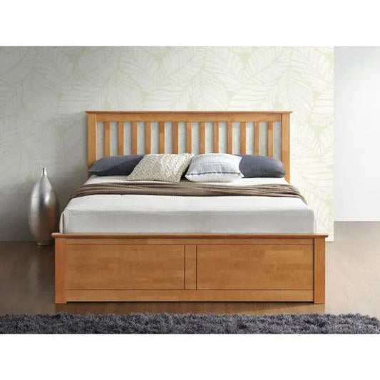 Malmo Oak Ottoman bed - Millie & Jones