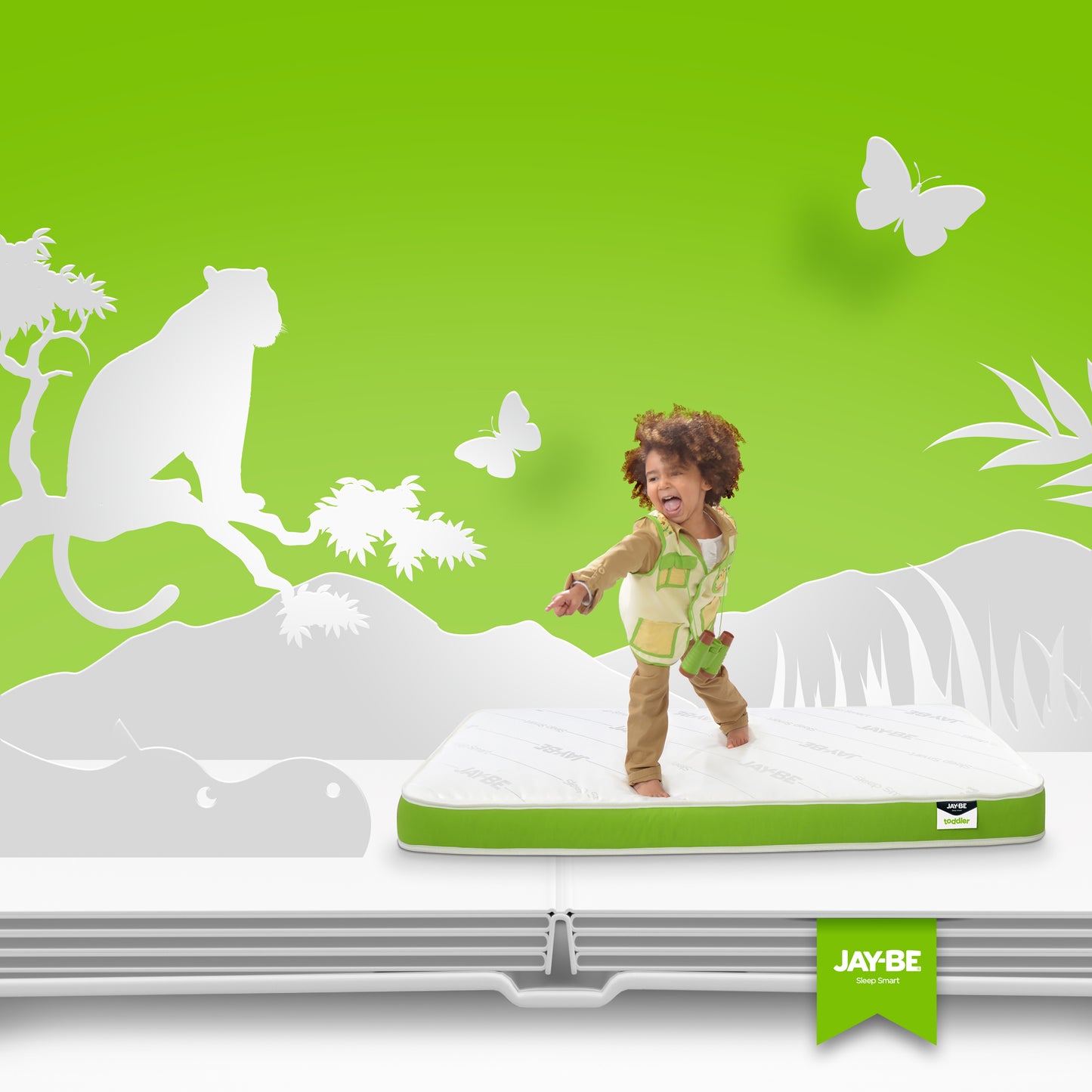 Jay-Be Anti‑Allergy Foam Free Sprung Toddler Mattress