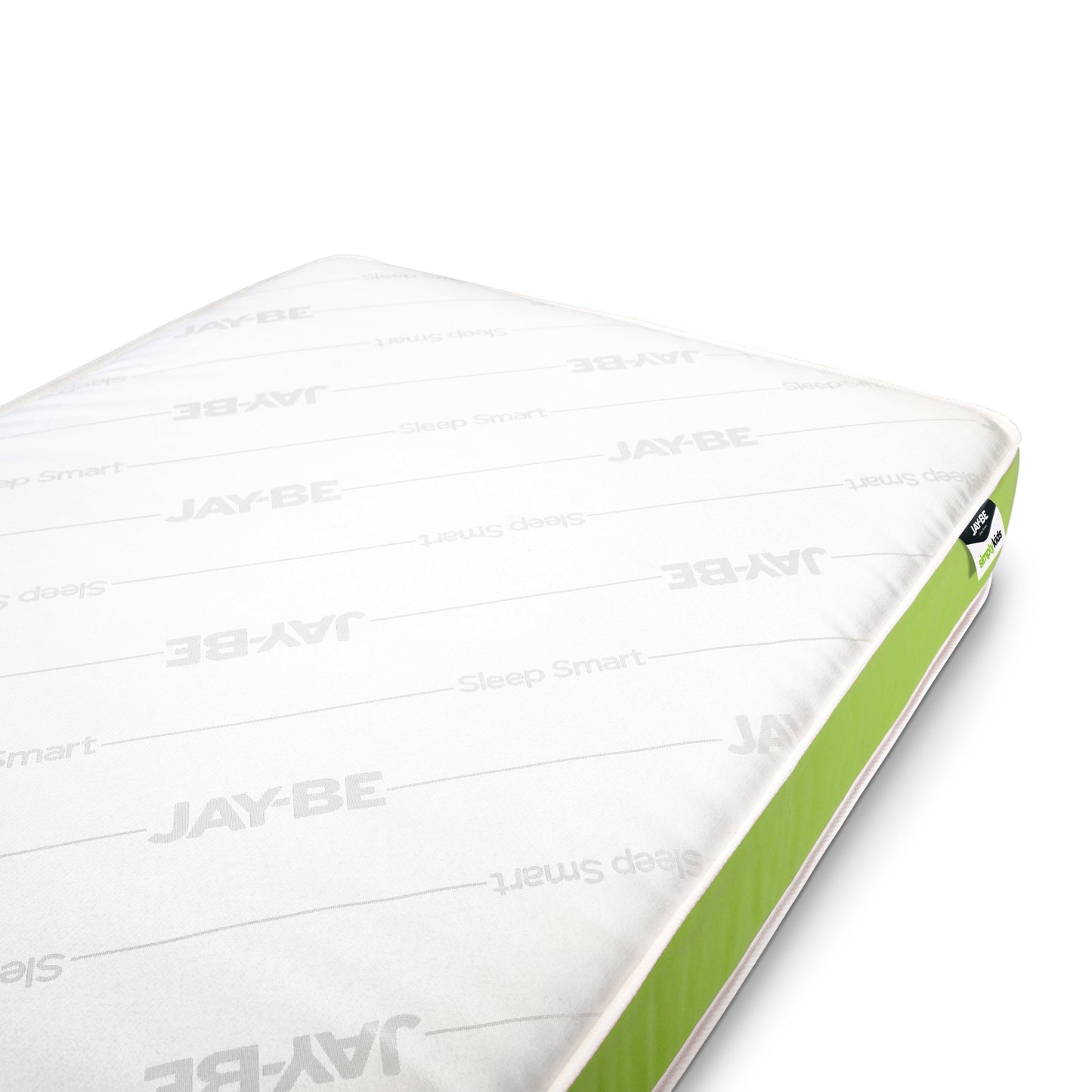 Jay-Be Anti-Allergy Foam Free Sprung Single Mattress with Purotex probiotic technology and breathable Rebound e-Fibre.