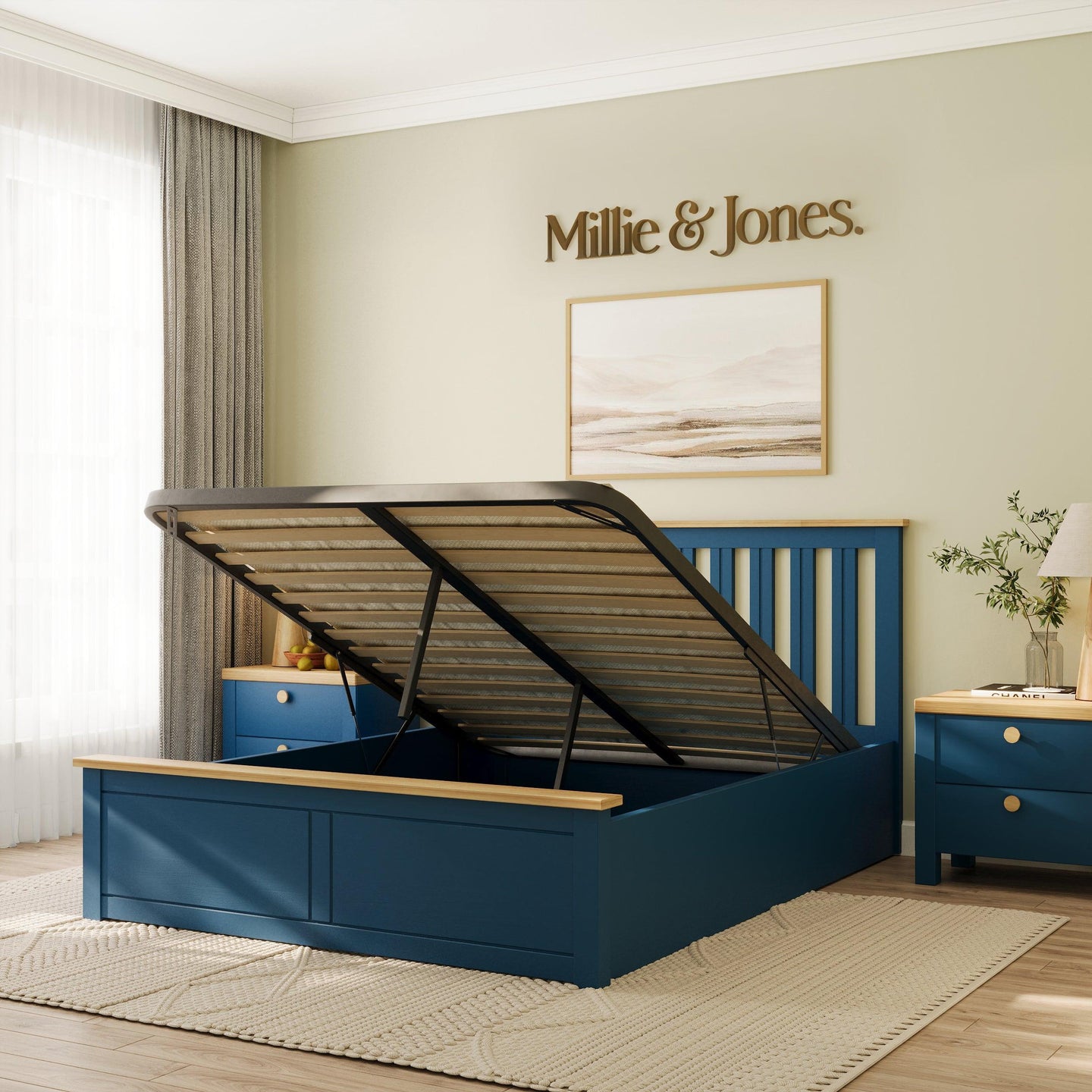 The Solis Ottoman Double Bed