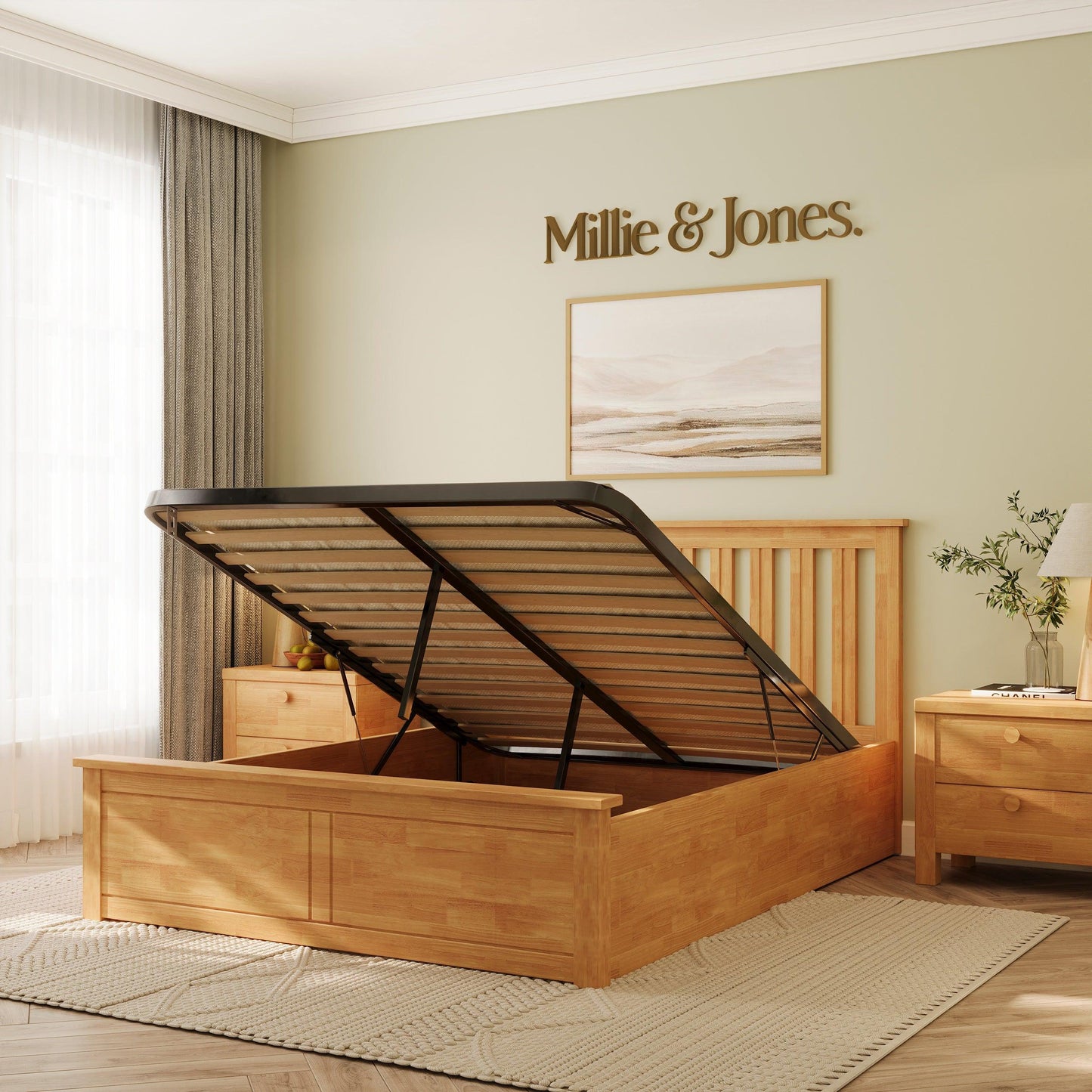 The Solis Ottoman Double Bed