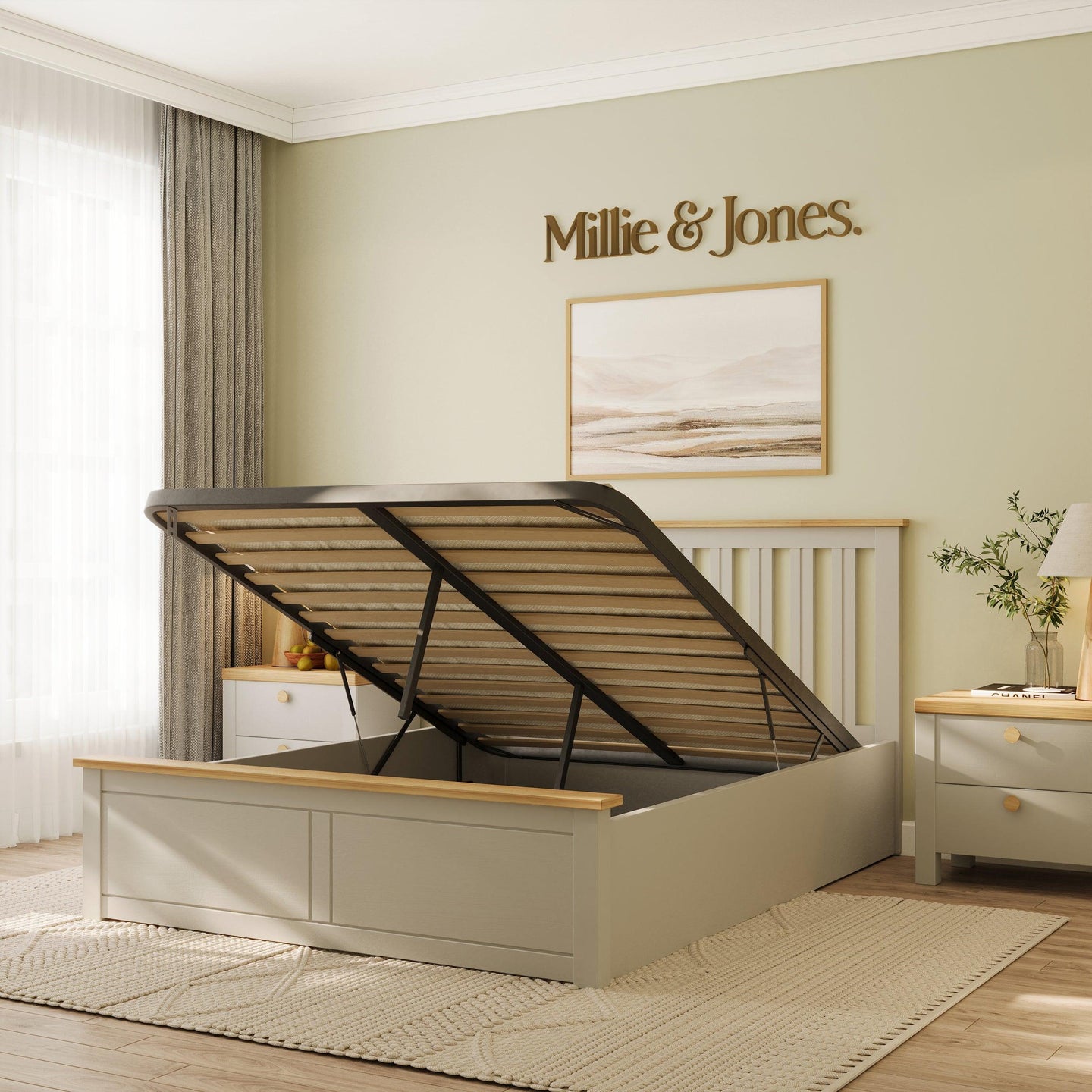 The Solis Ottoman Double Bed