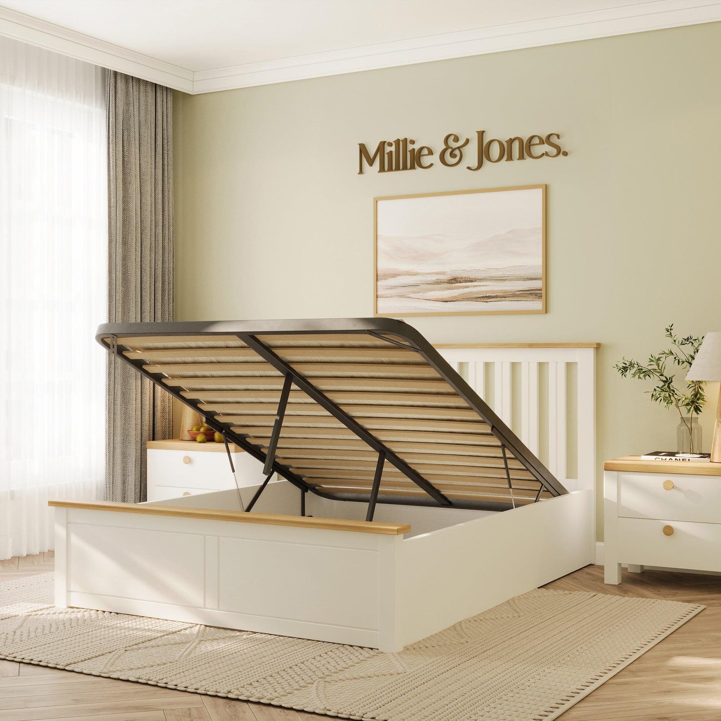 The Solis Ottoman Double Bed