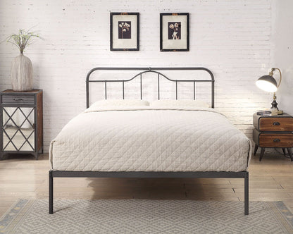 Oakenholt Double Metal Bed Frame - Black/Silver Finish or Antique Bronze