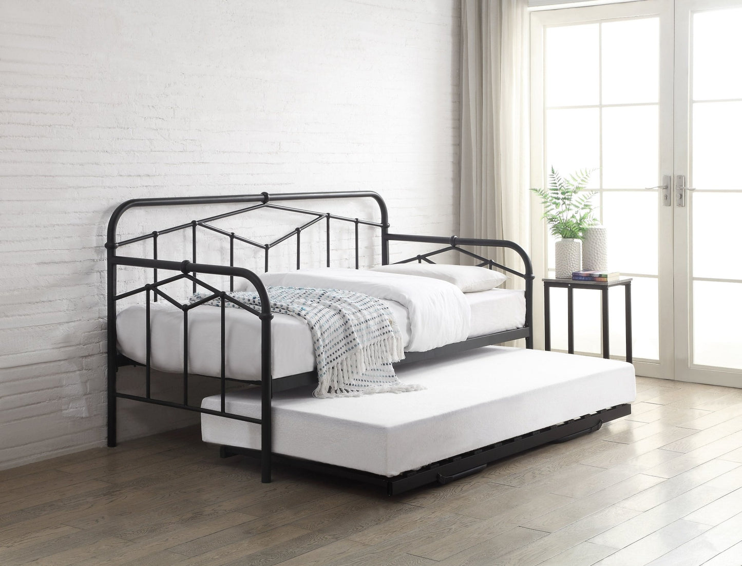 Axton Day Bed - Black or Antique Bronze - Millie & Jones