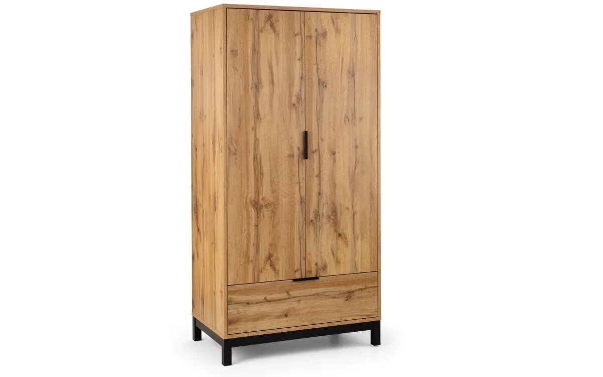 Bali 2 Door 1 Drawer Wardrobe - Millie & Jones