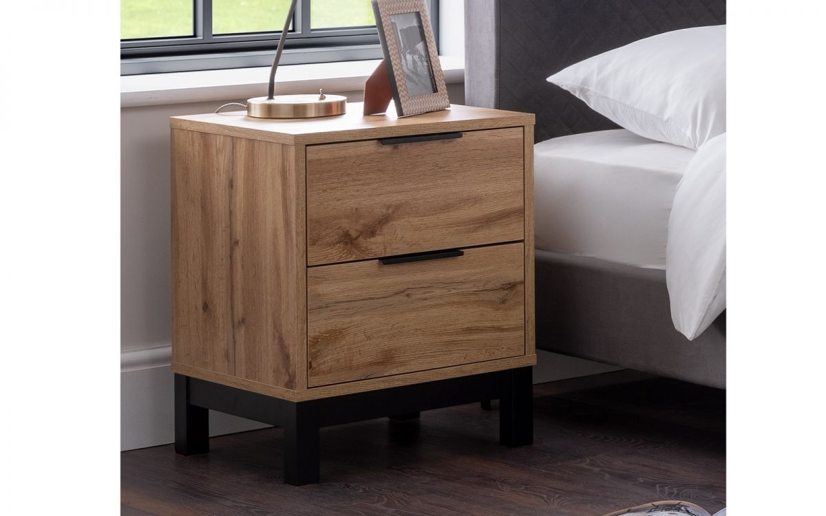 Bali 2 Drawer Bedside Table