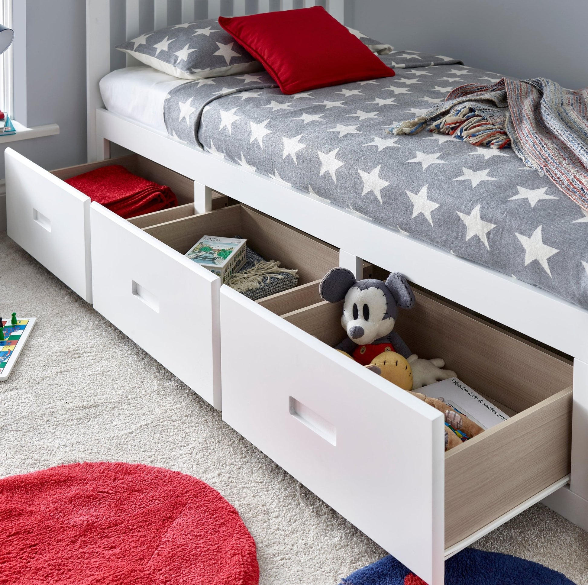 Bedmaster Quest Wooden 3 Drawer Bed - Millie & Jones