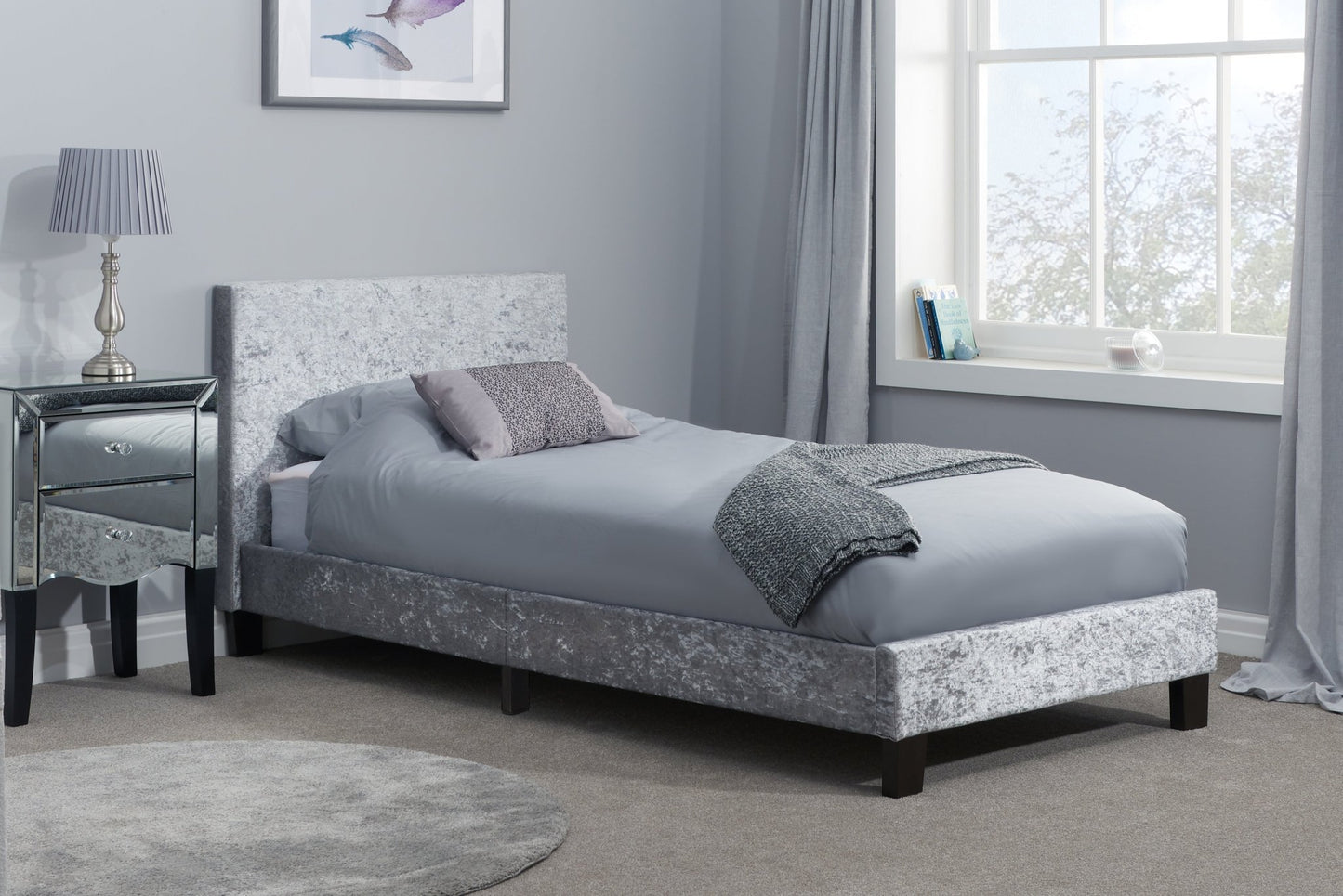 Berlin Bed Frame only (two sizes) - Millie & Jones