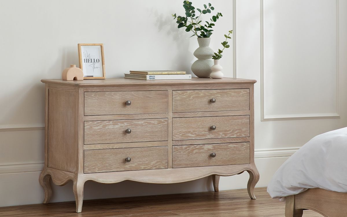 Camille 6 Wide Chest of Draws - Millie & Jones