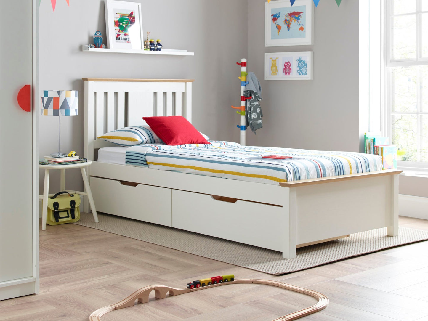 Chester Solo Bed Frame With Optional Draws - Millie & Jones