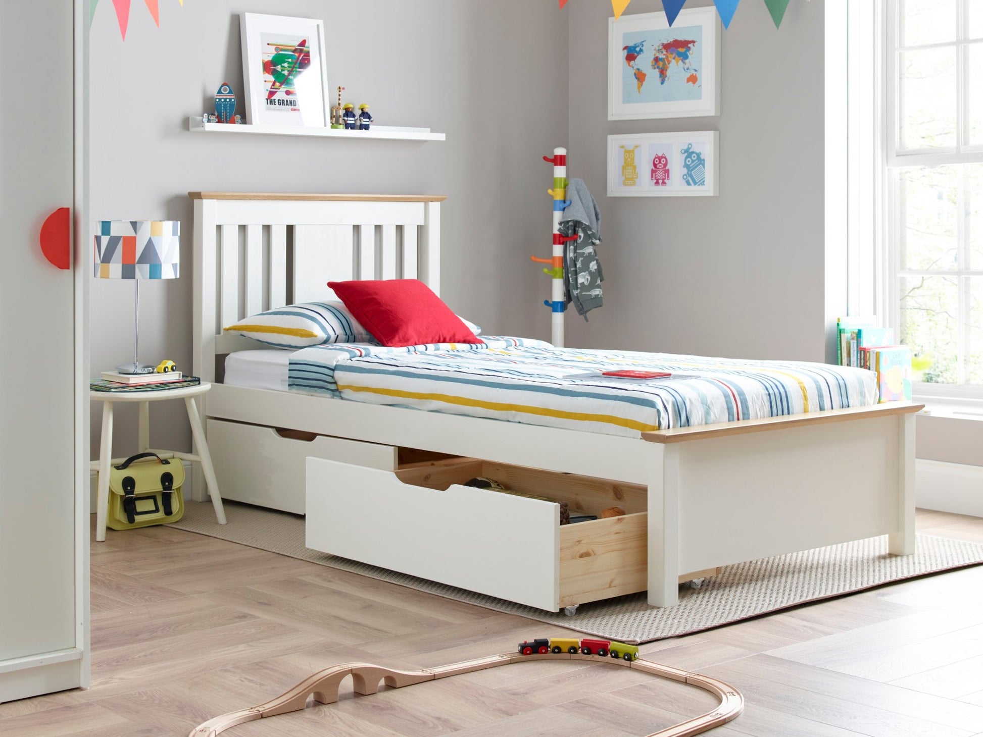 Chester Solo Bed Frame With Optional Draws - Millie & Jones