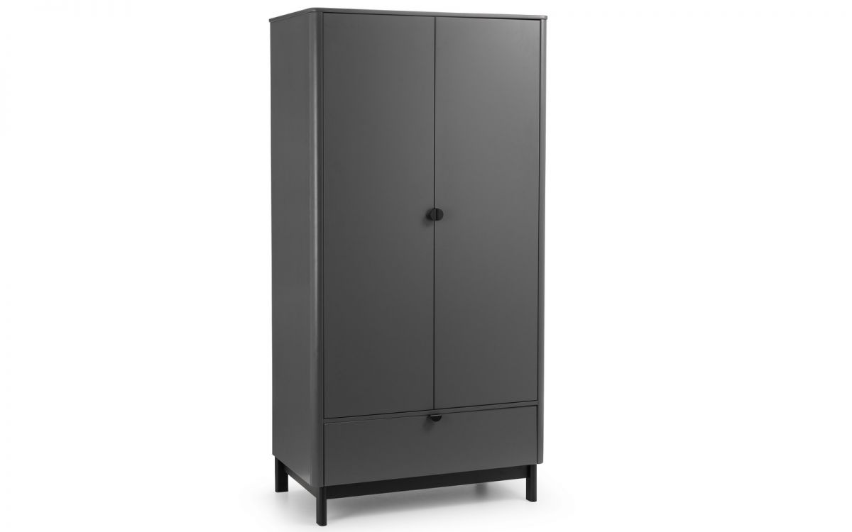 Chloe 2 Door 1 Drawer Wardrobe - Millie & Jones