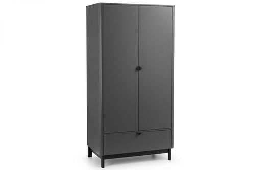 Chloe 2 Door 1 Drawer Wardrobe - Millie & Jones