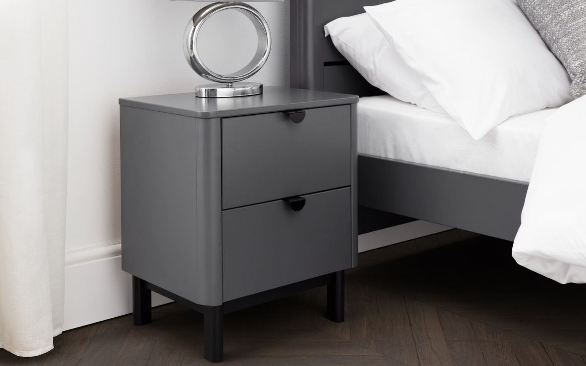 Chloe 2 Drawer Bedside Table