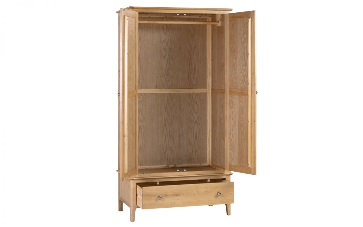 Cotswold 2 Door 1 Drawer Wardrobe - Millie & Jones