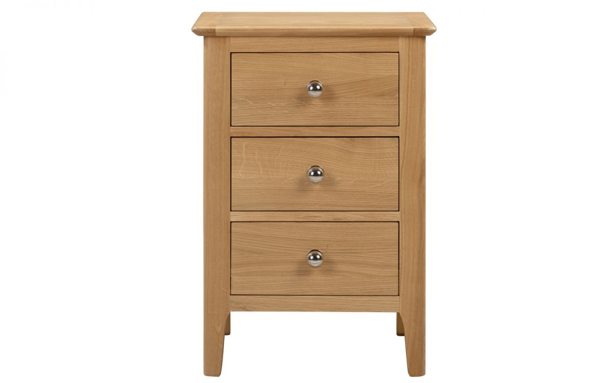 Cotswold 3 Drawer Bedside Table - Millie & Jones