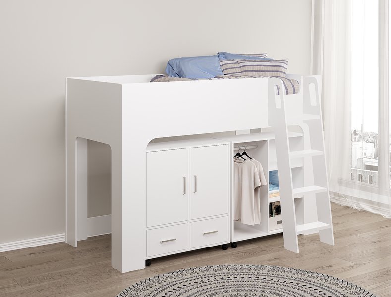 Eden Midsleeper - White or Grey - Millie & Jones