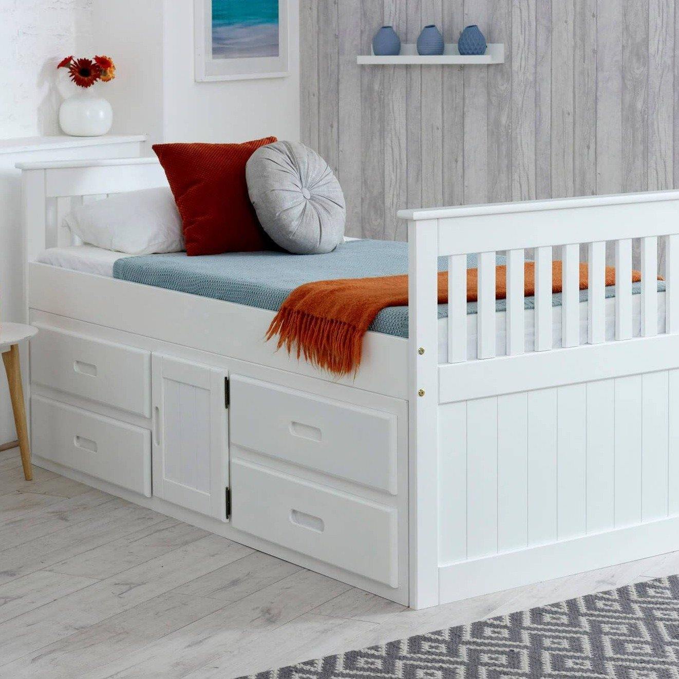 Emily Single Cabin Bed for kids with Storage Underneath - Millie & Jones