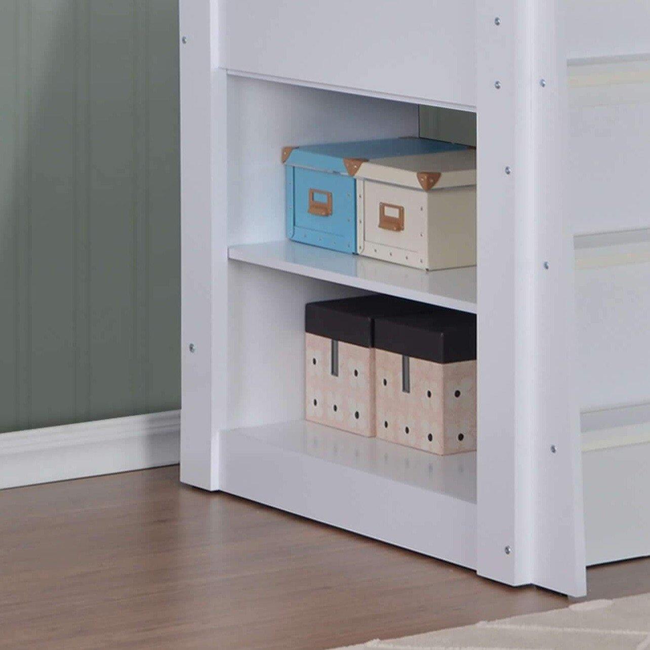 Flintshire Furniture - Frankie Mid Sleeper with Drawers & Desk - Millie & Jones