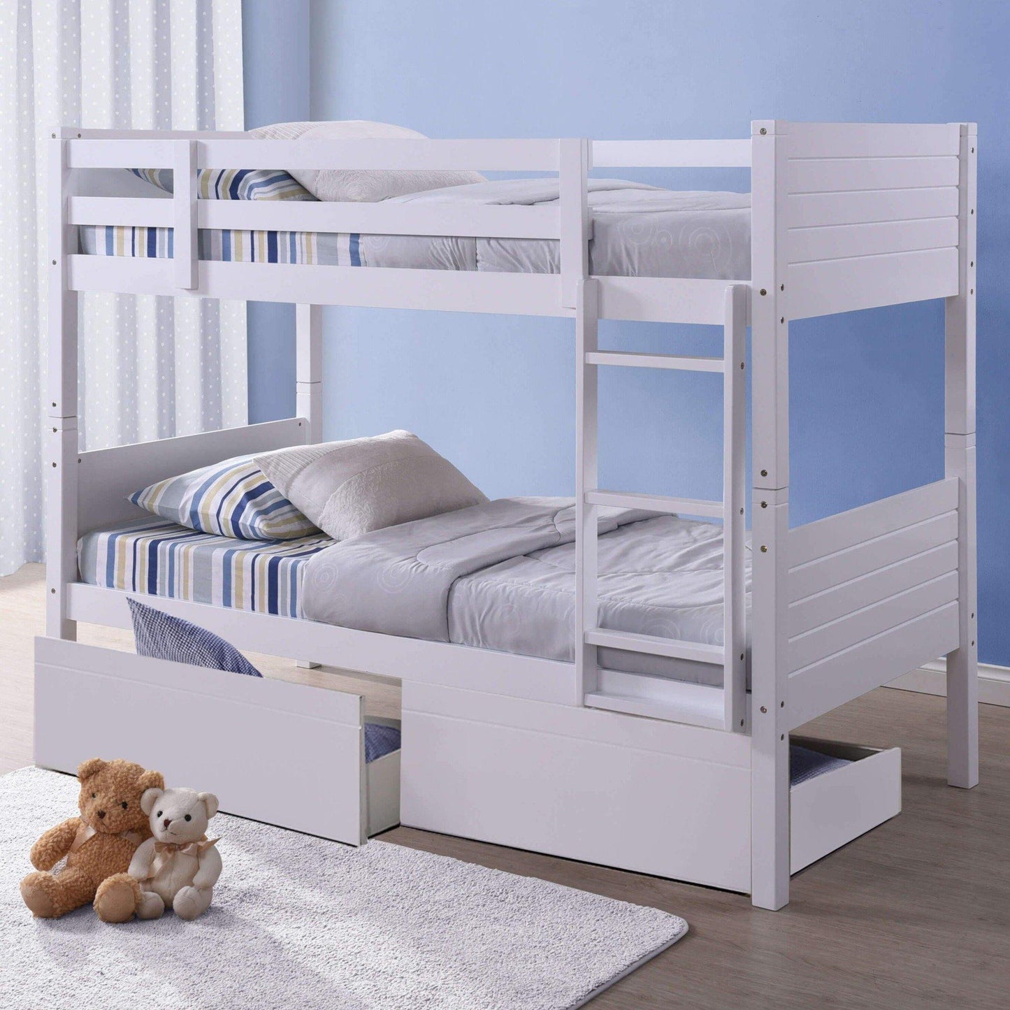 Freya Detachable Bunk Beds with Optional Drawers - Millie & Jones