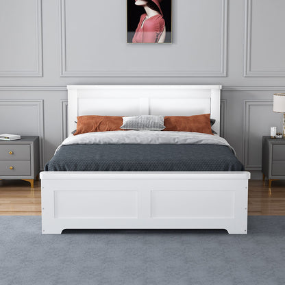 The Conway 4 Drawer Double Bed Frame - White or Grey