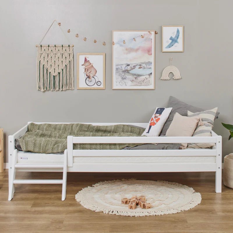 Hoppekids - ECO Dream junior bed with stairs & bed rail - Millie & Jones