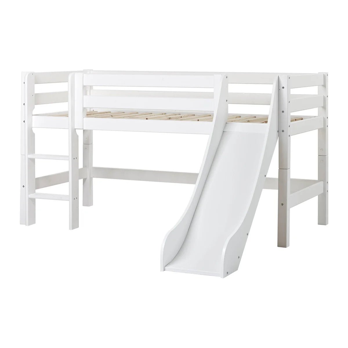 Hoppekids - The ECO Luxury Mid Sleeper Bed with Slide - Millie & Jones