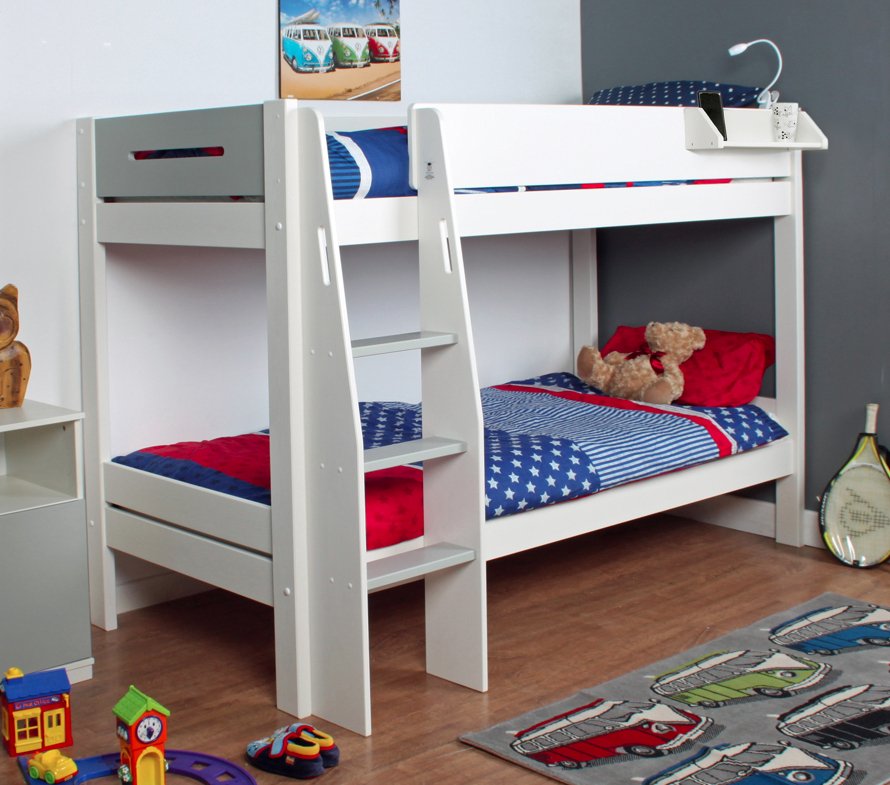 Kids Avenue Urban - Bunk Beds in Grey or Birch - Millie & Jones