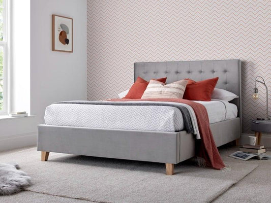 The Kingham Grey Ottoman Bed - Millie & Jones