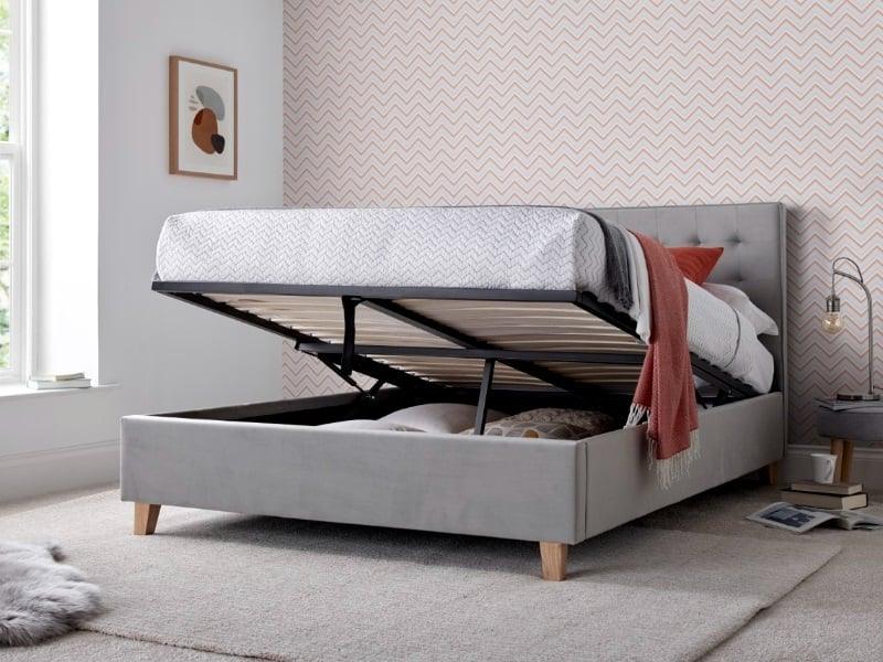 The Kingham Grey Ottoman Bed