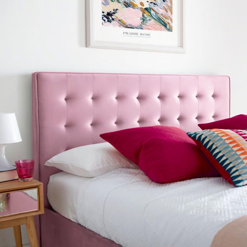 The Kingham Pink Ottoman Bed