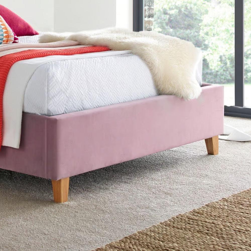 The Kingham Pink Ottoman Bed