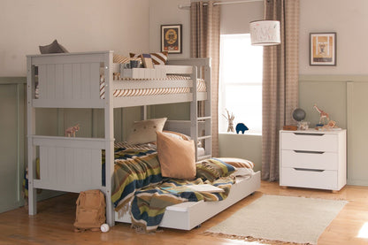 Little Folks - Classic Beech - Detachable Bunk Bed - Optional Trundle - Millie & Jones