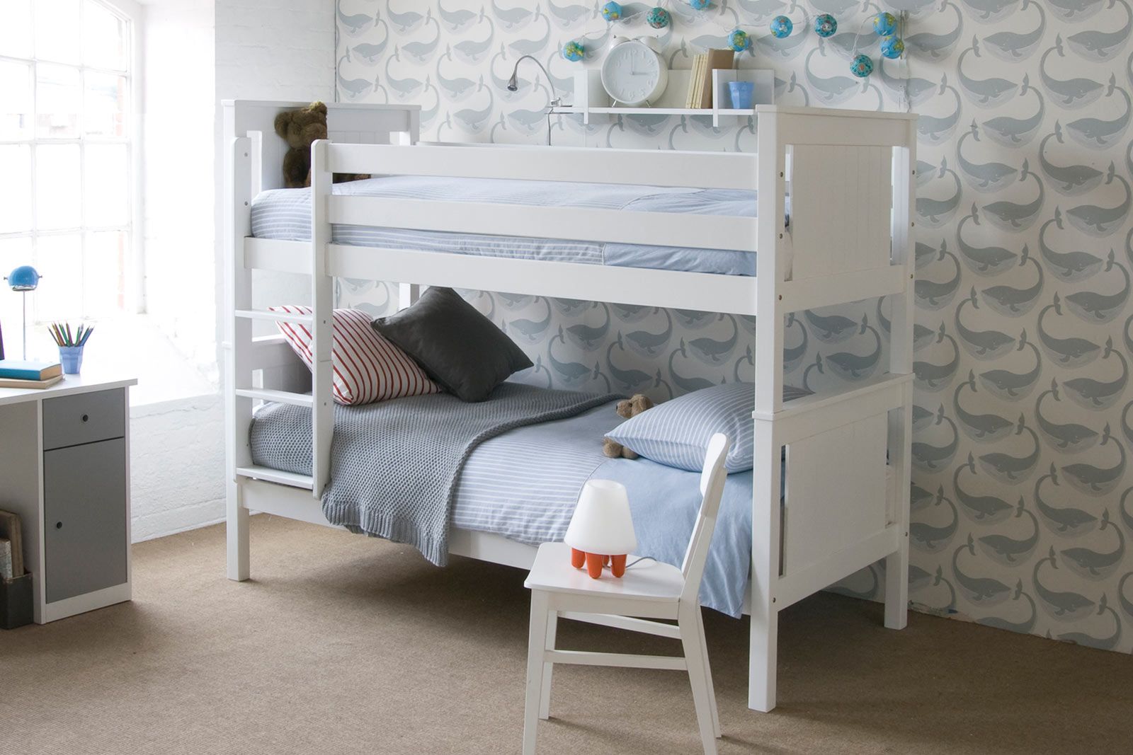 Little Folks - Classic Beech - Detachable Bunk Bed - Optional Trundle - Millie & Jones