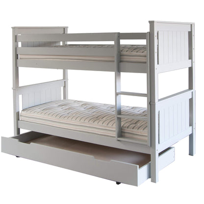 Little Folks - Classic Beech - Detachable Bunk Bed - Optional Trundle - Millie & Jones