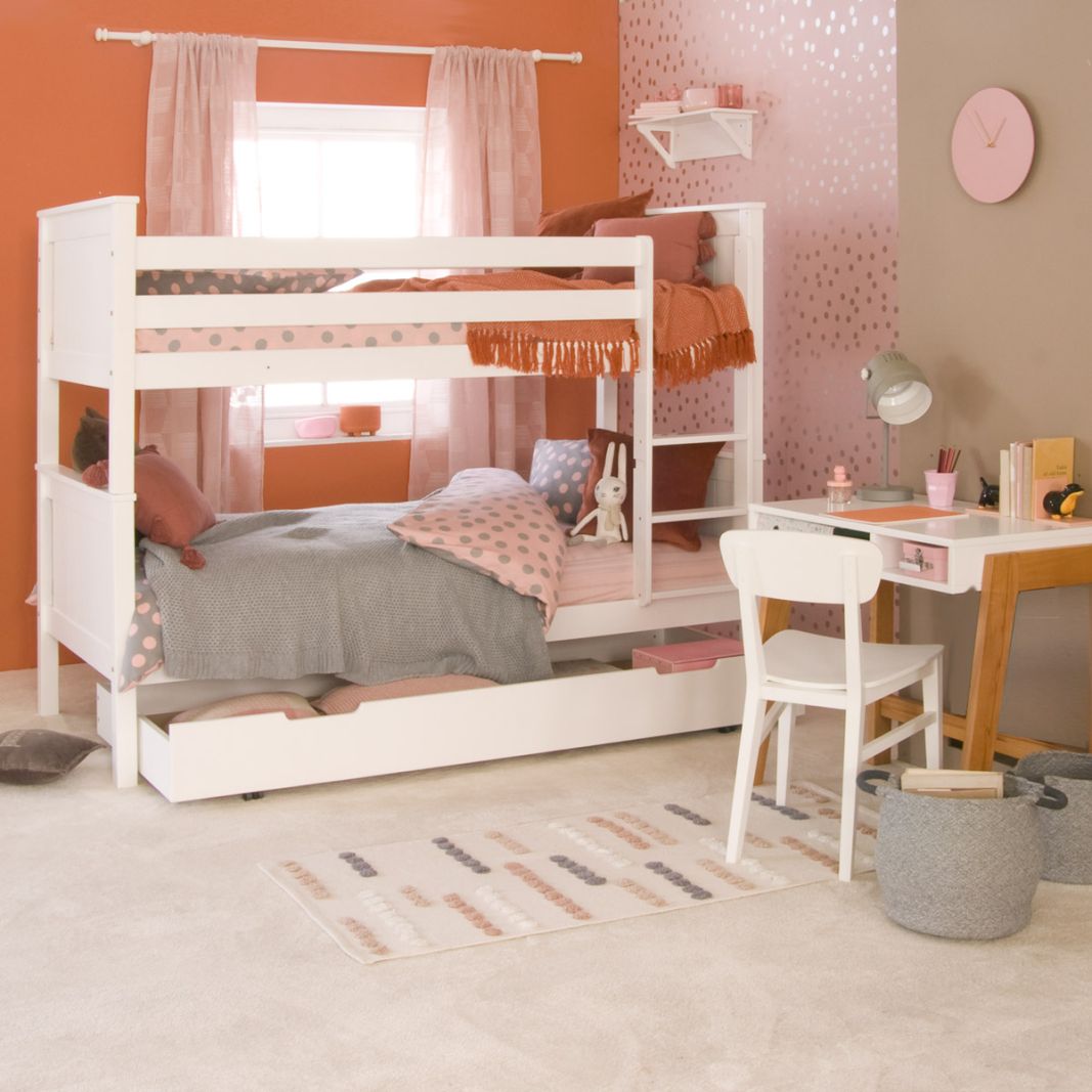 Little Folks - Classic Beech - Detachable Bunk Bed - Optional Trundle - Millie & Jones