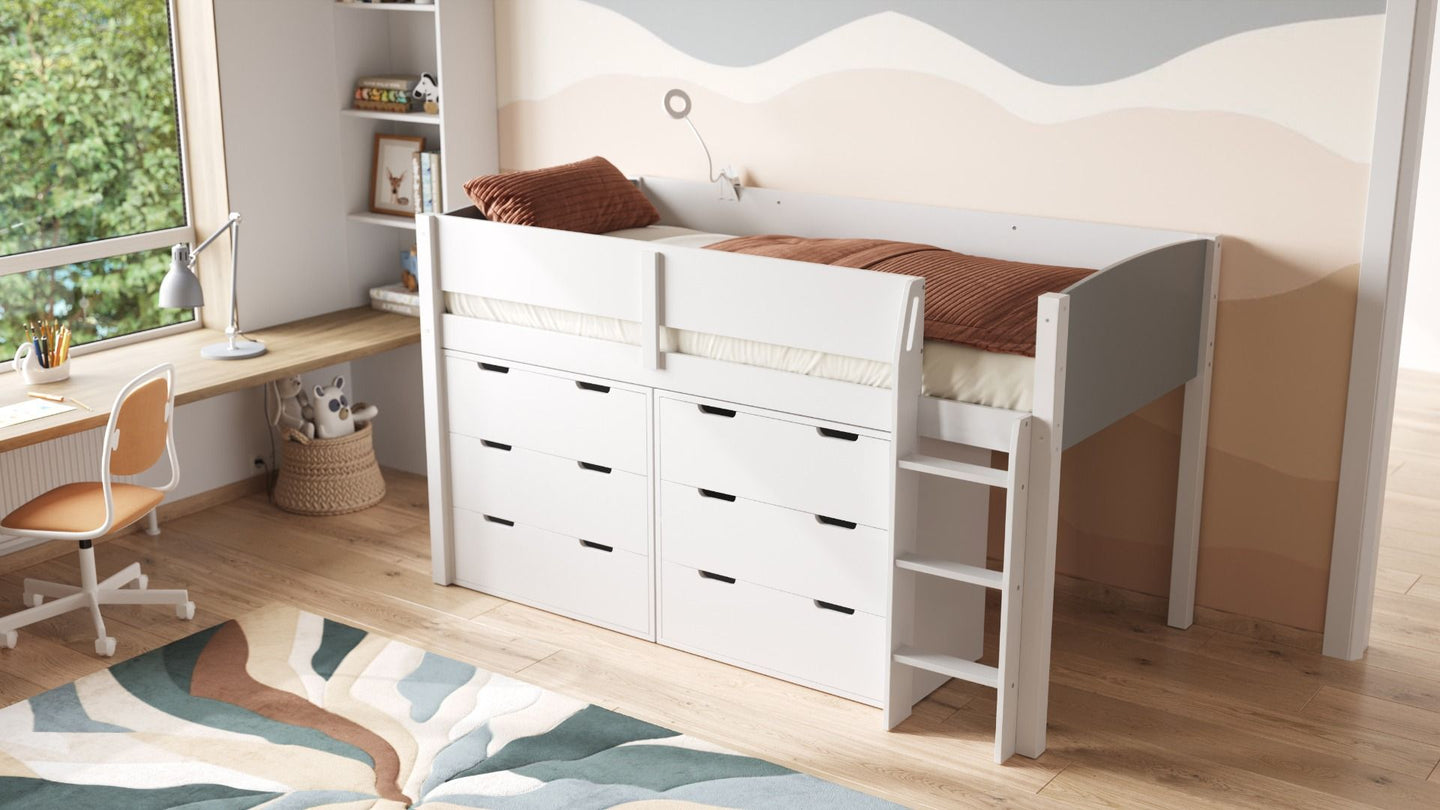 Loop Midsleeper Bed Storage Set