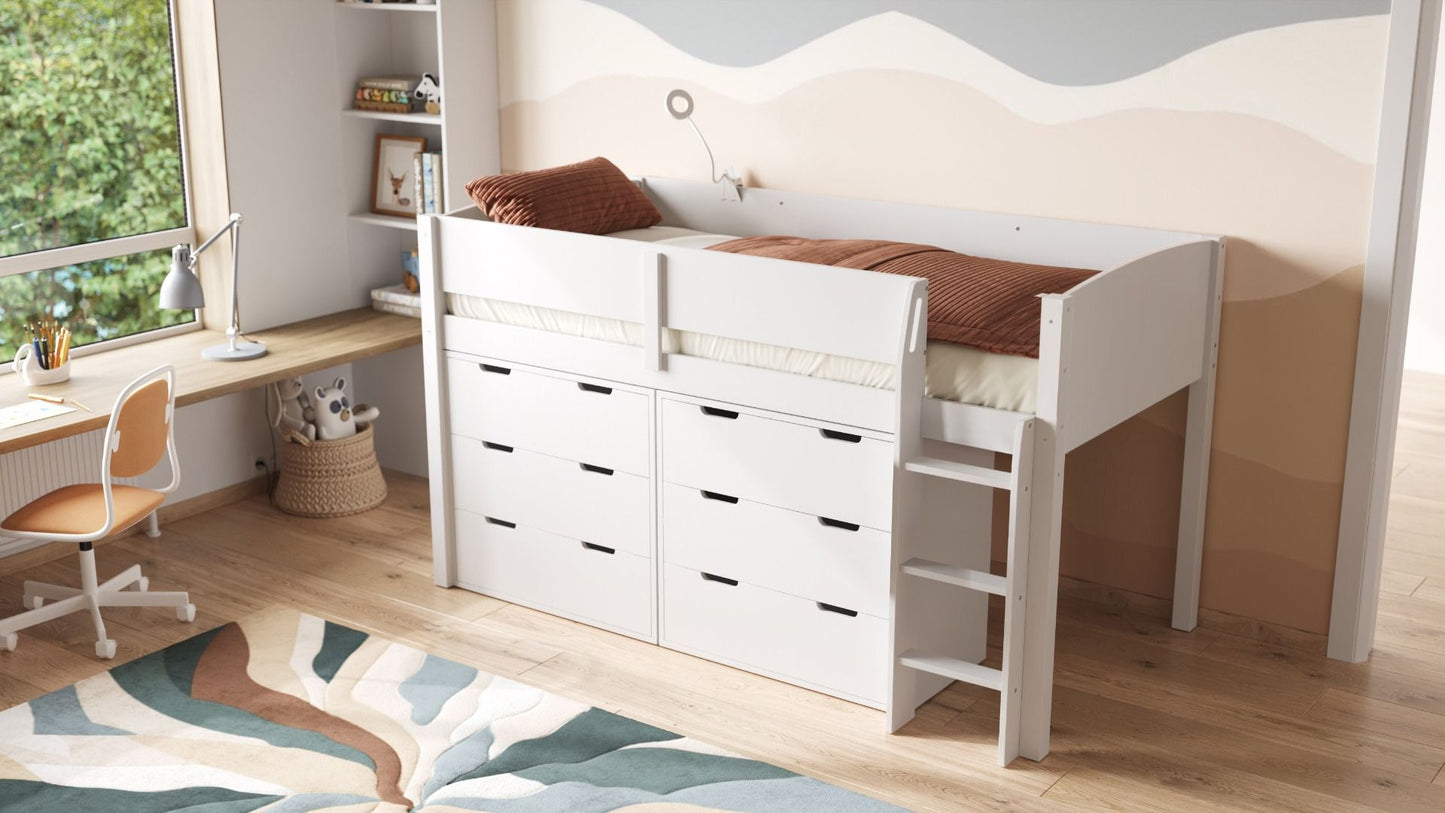 Loop Midsleeper Bed Storage Set