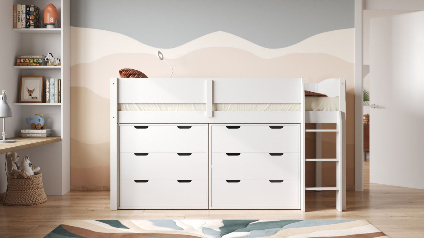 Loop Midsleeper Bed Storage Set