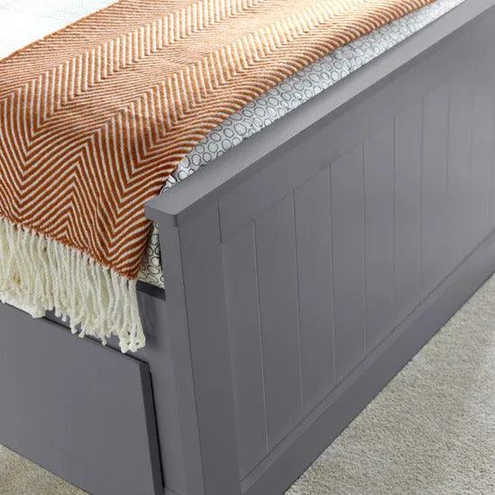 The Enzo Grey Wooden 3 Drawer Storage Bed