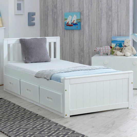 Mission Single Storage Cabin Bed - Millie & Jones