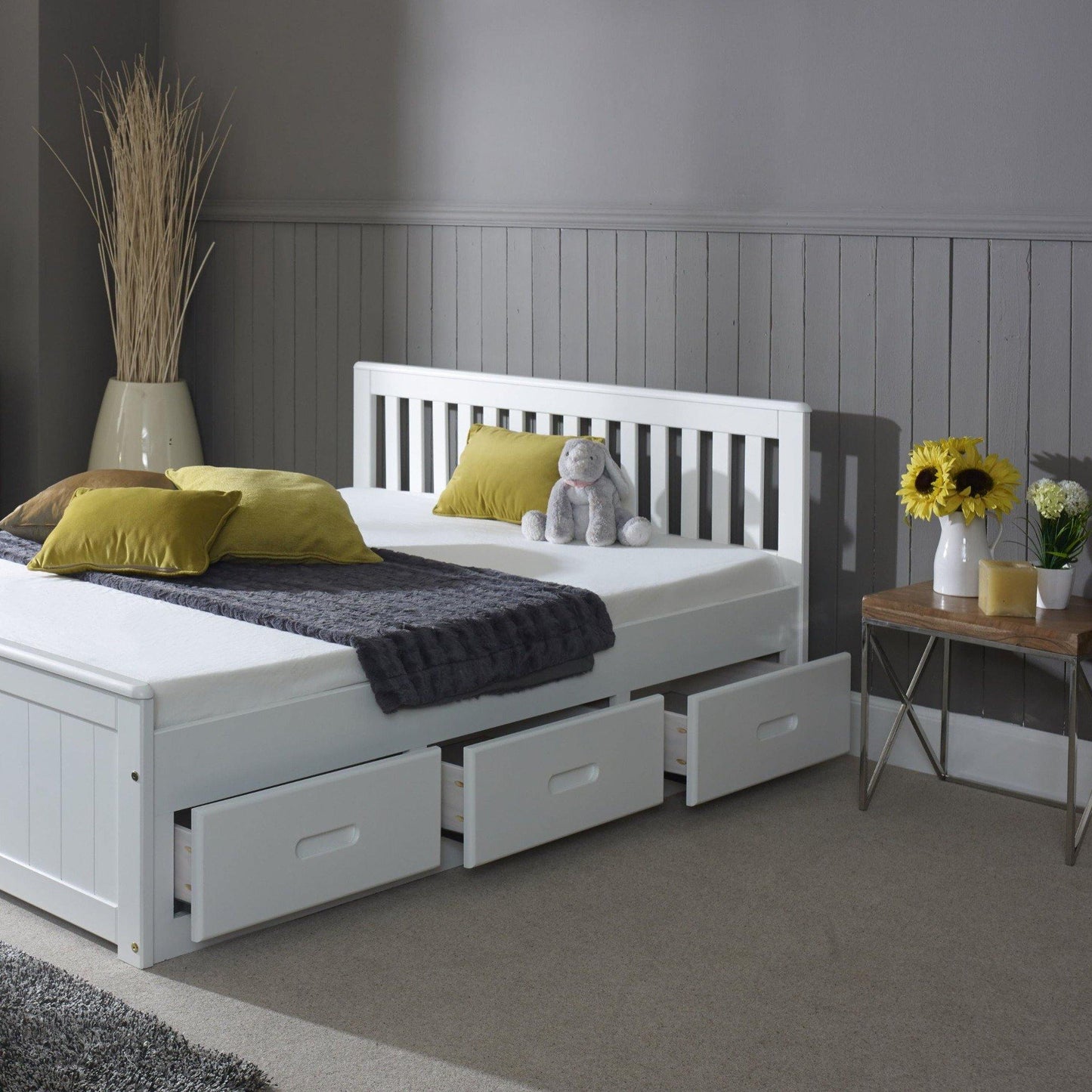 Ruby Small Double Bed with Storage - Millie & Jones