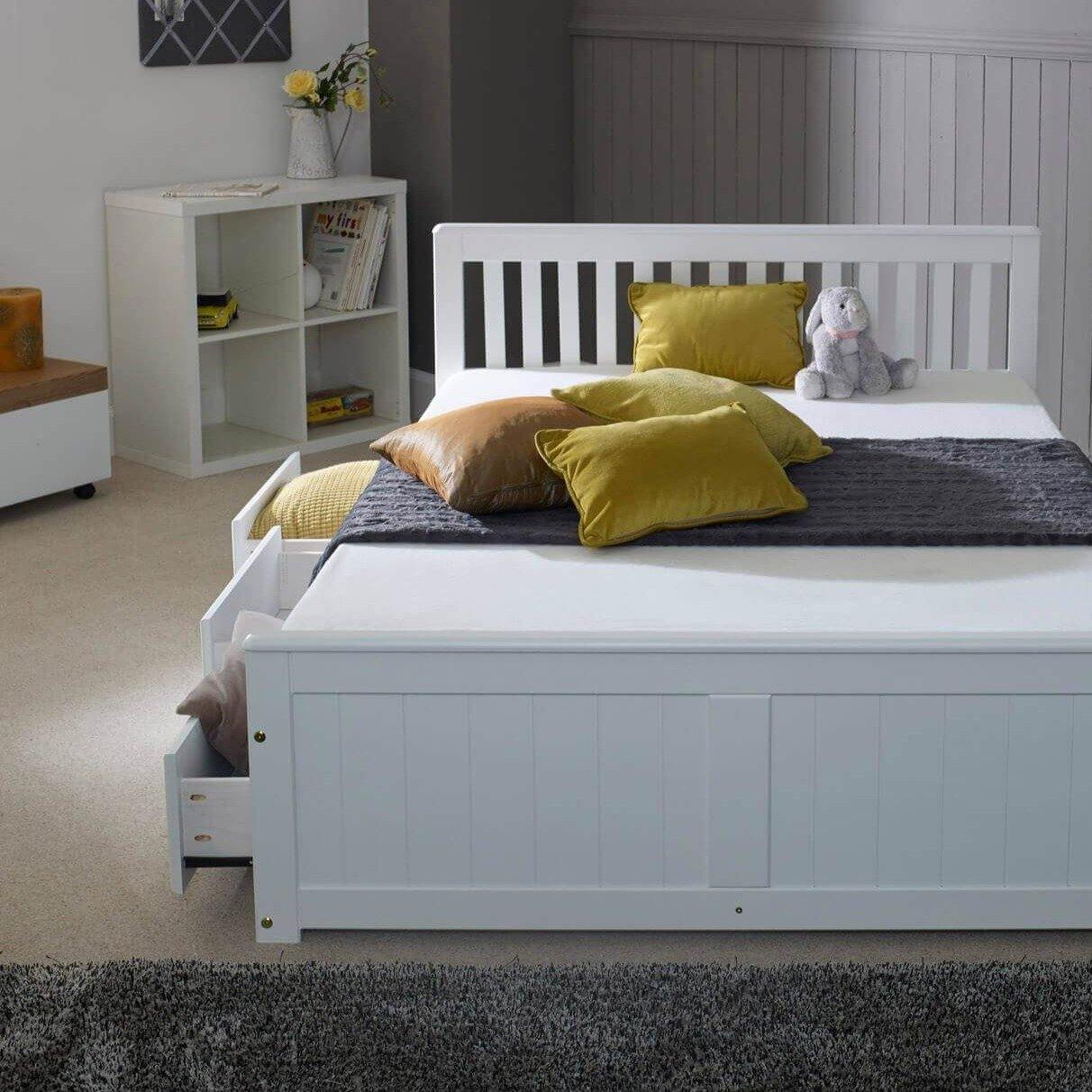 Ruby Small Double Bed with Storage - Millie & Jones