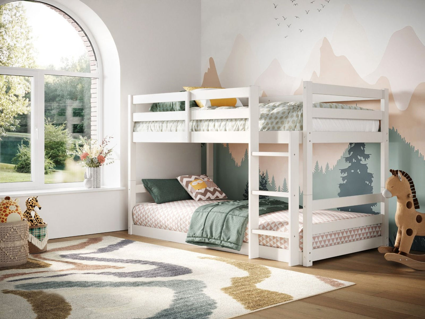 Shasha Low Wooden Bunk Bed