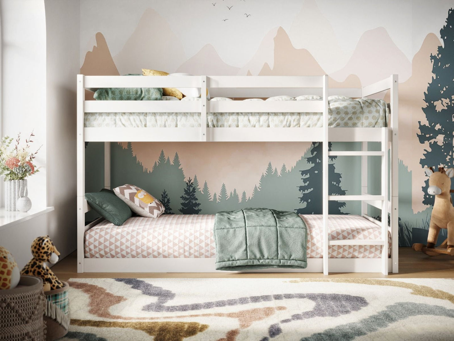 Shasha Low Wooden Bunk Bed