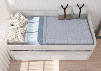 Terrassa Daybed with Storage Drawers and Pull Out Bed - Millie & Jones